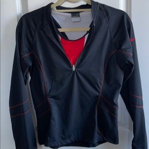 EUC Nike Pullover with Built in Sports Bra